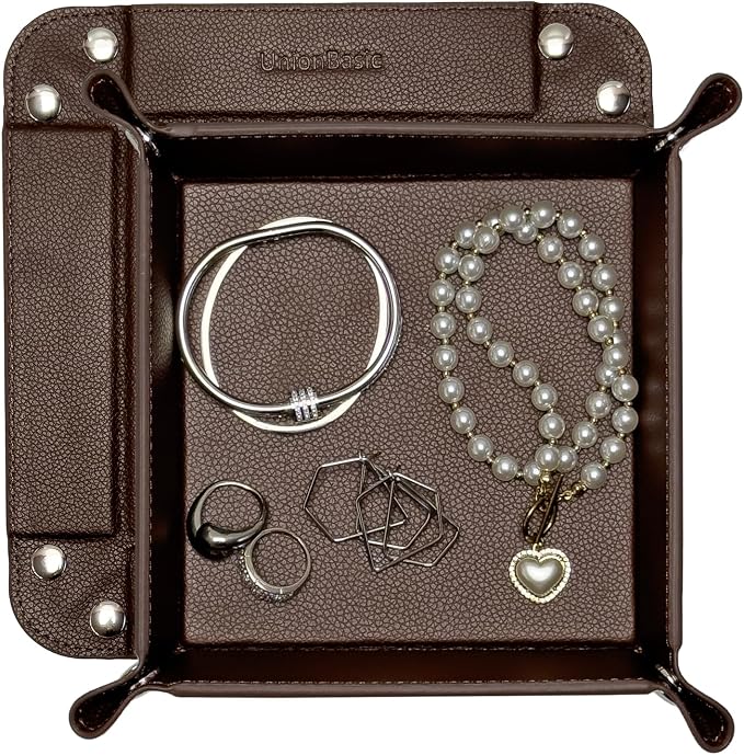 UnionBasic Small Jewelry Tray for Rings Watches Earrings, Entryway Catchall by UnionBasic