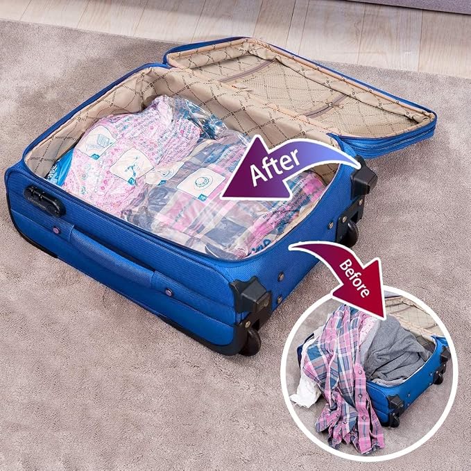 MEIQIHOME Vacuum Storage Bags, Space Saver Sealer Bags, Vacuum seal bags - Image 6