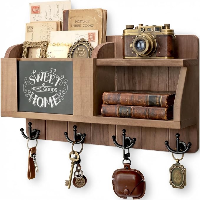 Rebee Vision Farmhouse Key and Mail Holder by REBEEVISION