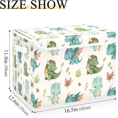 Dragon Watercolor Storage Bins - Image 3