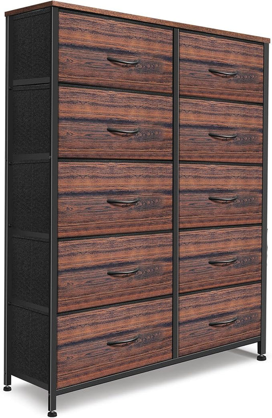 Dresser for Bedroom with 10 Drawers, Chest of Drawers, Storage Drawers by Sonharlar