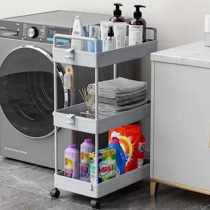 Ronlap 3 Tier Slim Rolling Storage Cart - Image 4