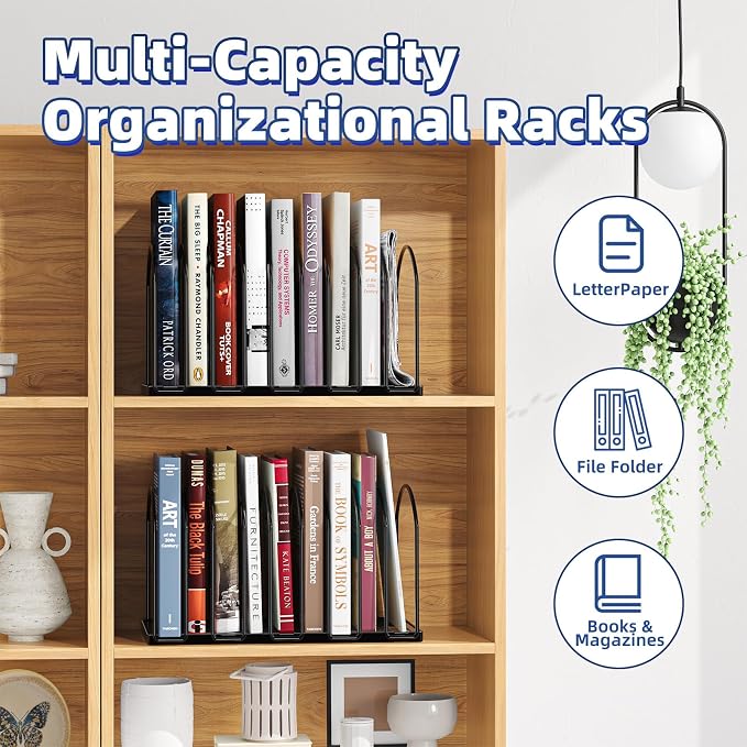 Simple Trending 9 Section Metal File Sorter Organizer - Image 3