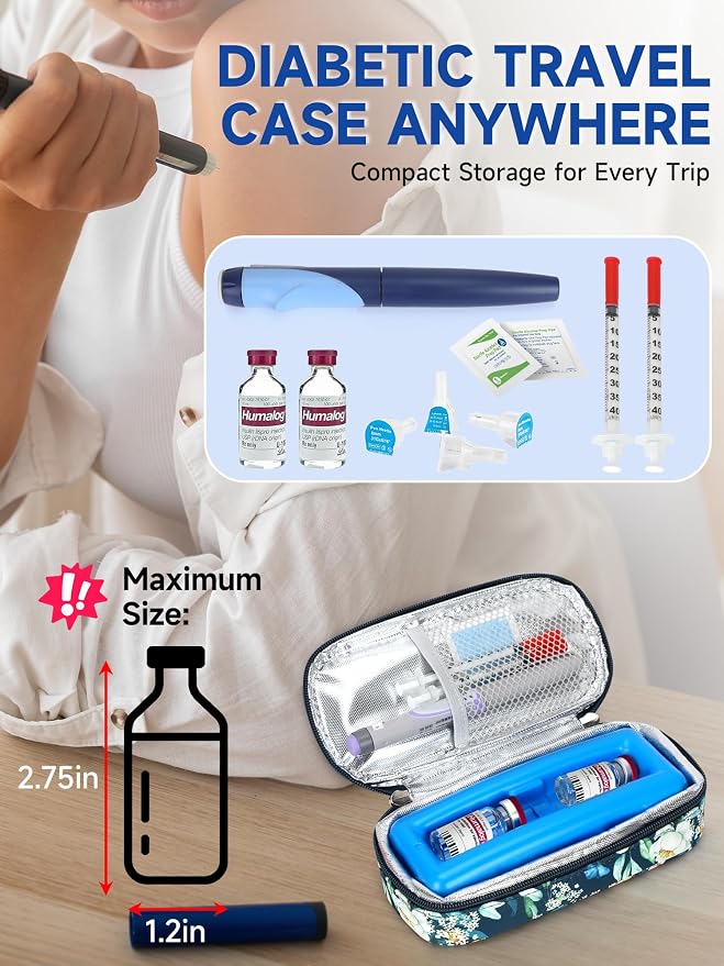 Insulin Vial Cooler Travel Case – TSA Approved Diabetic Medication Vial Cooling - Image 2