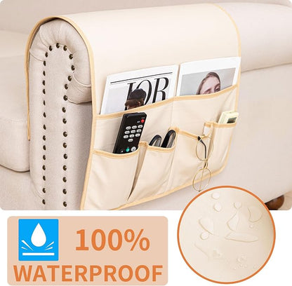 HAOMAIJIA Anti Slip Sofa Armrest Organizer Arm Chair Bedside Caddy Storage - Image 4