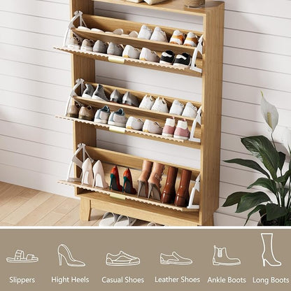 HUANLEGO Shoe Cabinet Storage for Entryway - Image 4