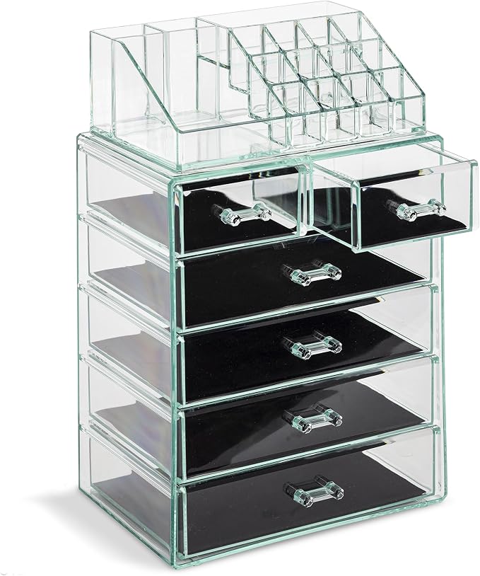 Sorbus Clear Cosmetic Makeup Organizer - Image 8