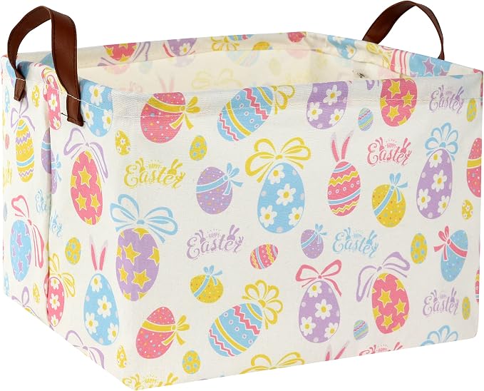 Rectangular Kids Storage Bin Basket Organizer by TIBAOLOVER