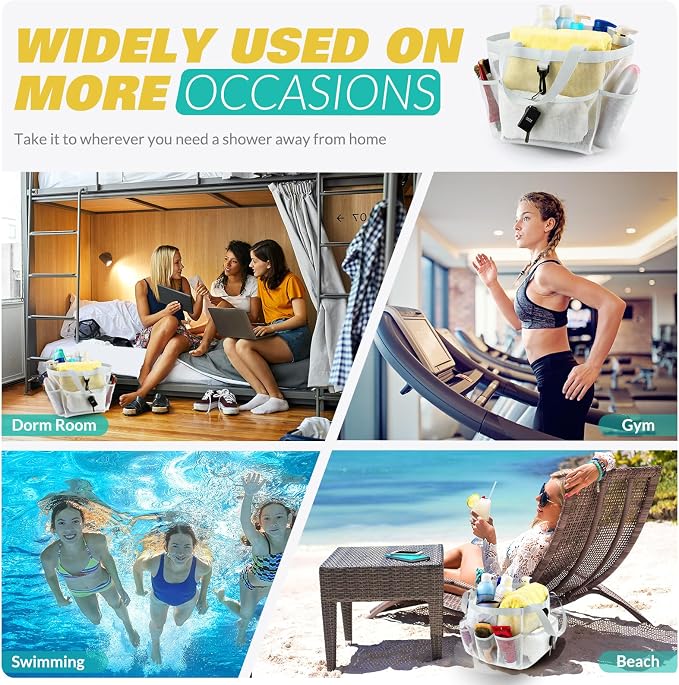 LOYEE Mesh Shower Caddy Portable - Image 7