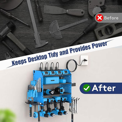 Heavy Duty Power Tool Organizer Wall Mount - Image 6