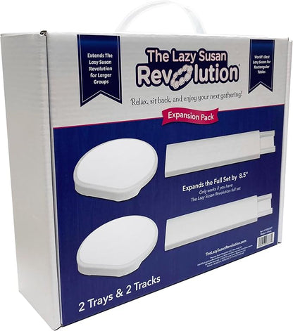 White - Expansion Pack - 2 Straight Tracks and 2 Trays. Does not Work Without - Image 3