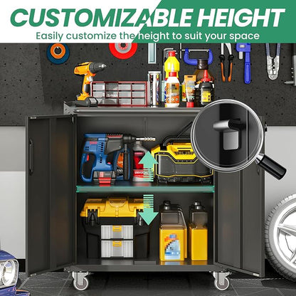 8-Piece Heavy Duty Steel Garage Cabinet System | All-in-One Modular Garage - Image 5