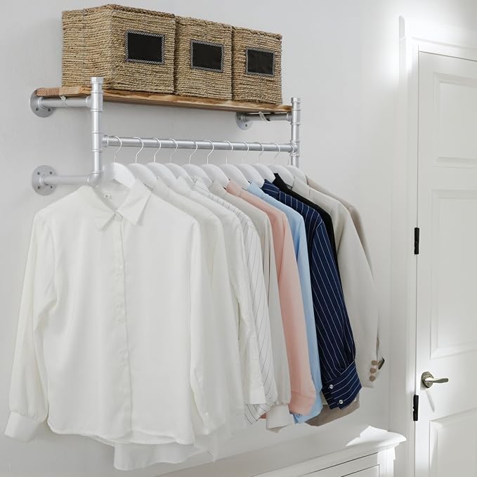 WEBI Wall Mounted Clothes Rack - Image 2