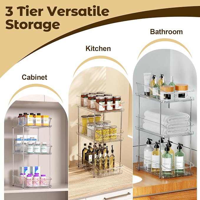 incostar 3 Tier Under Sink Organizer and Storage - Image 6