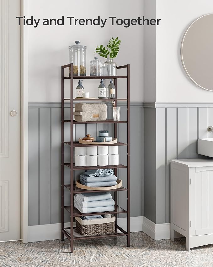 SONGMICS Metal Shoe Rack, Free Standing Shoe Organizer - Image 7