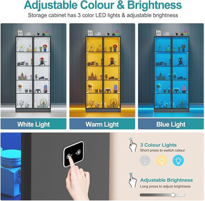 Lvifur 65" Display Cabinet - Image 4