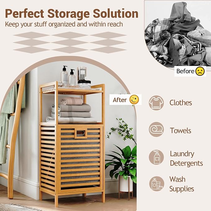 GOFLAME Tilt-out Laundry Hamper - Image 6