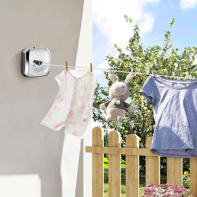 304 Stainless Steel Retractable Clothesline - Image 6