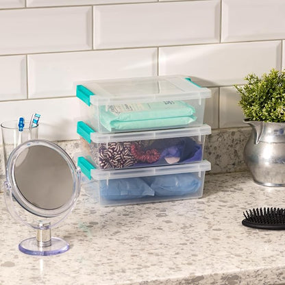 IRIS USA 2 Qt. Small Plastic Storage Bins - Image 5