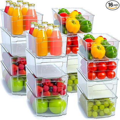 Utopia Home - Fridge & Refrigerator Organizer Bins, Kitchen Cabinets & by UTOPIAHOME