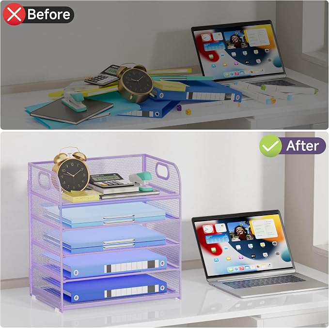 5-Tier Stackable Paper Organizer - Image 5