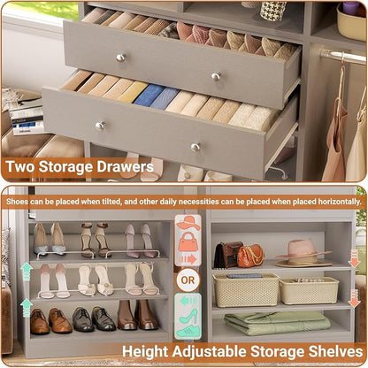 Besiost Closet System - 5FT Small Closet System - Image 5