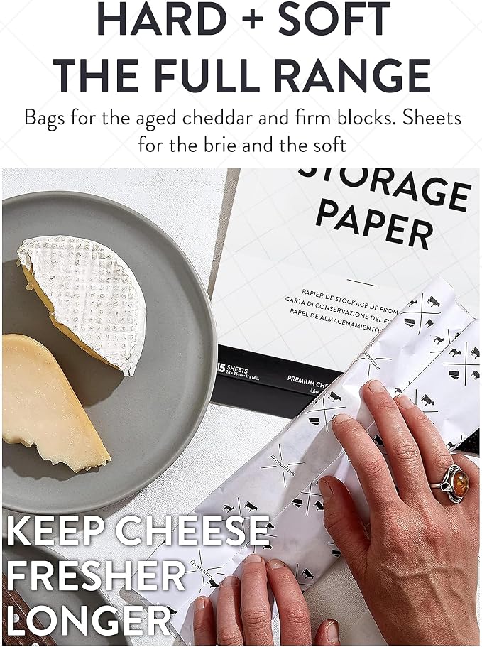 Formaticum Cheese Storage 15 Bags, Wax Paper | Wax Paper Included, Adhesive - Image 7
