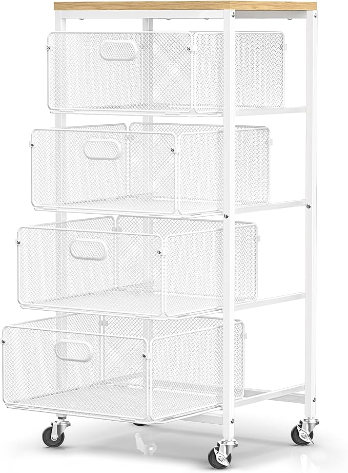SUNALLY Rolling Kitchen Cart - Image 7