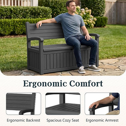 Outdoor Bench, Waterproof Garden Bench - Image 6