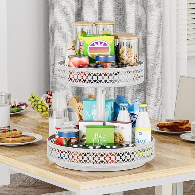 Lazy Susan Organizer 2 Tier - Image 6