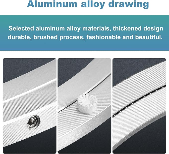 MECCANIXITY Aluminum Lazy Susan 14 Inch Turntable Ring Large Bearing Metal - Image 3