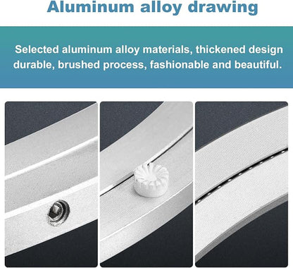 MECCANIXITY Aluminum Lazy Susan 14 Inch Turntable Ring Large Bearing Metal - Image 3