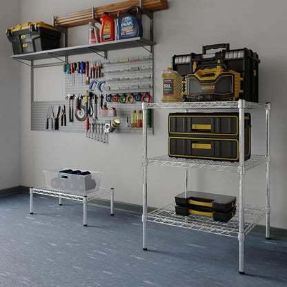 24" Deep x 24" Wide x 34" Height Wire Shelving Kit | 3-Tier | NSF Commercial - Image 5