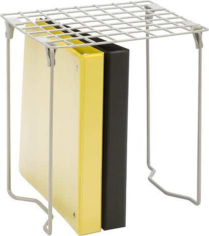 Honey-Can-Do Stackable Steel Wire Locker Shelf, Heavy Duty Height Adjustable - Image 4