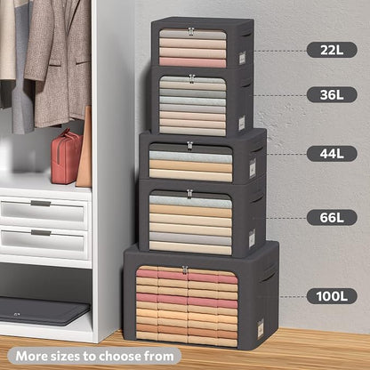 CYhom 3Pack Stackable Clothes Storage Bins - Image 4