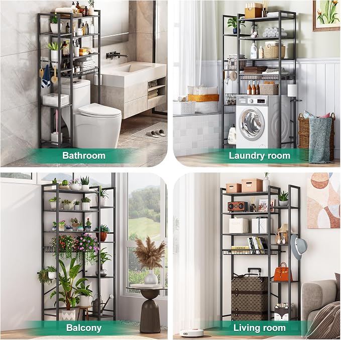 8-Tier Over The Toilet Storage - Image 6