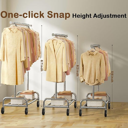 GRANNY SAYS Heavy Duty Clothes Rack 75" Wide Clothing Rack - Image 3