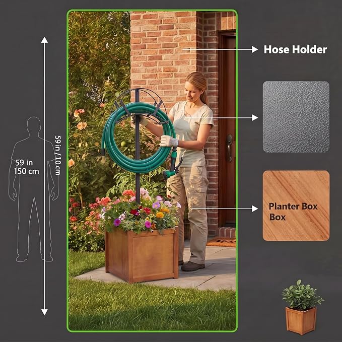 AceOrbit 2-in-1 Garden Hose Holder - Image 4