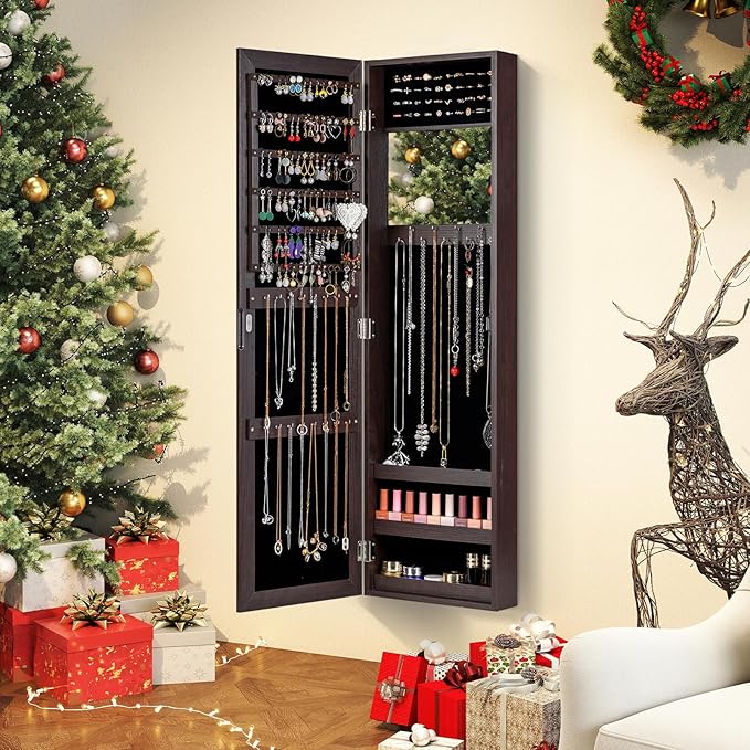 Giantex Wall Mounted Jewelry Cabinet - Image 2