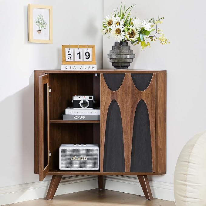 Small Corner Cabinet, Corner Floor Cabinet - Image 6