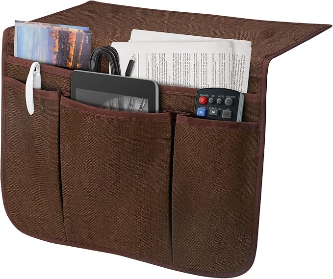 Bedside Caddy Bedside Storage Organizer Magazine Phone Tablet iPad Remote Holder by SYSOV