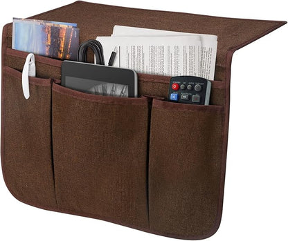 Bedside Caddy Bedside Storage Organizer Magazine Phone Tablet iPad Remote Holder by SYSOV
