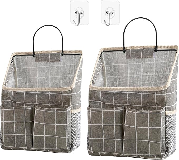 2pcs Wall Hanging Storage Bag, Wall Hanging Organizer Bags by Someteth