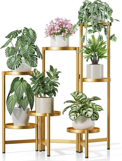Patio Plant Stand, 7 Tiered Plant Stand Indoor by Unknown