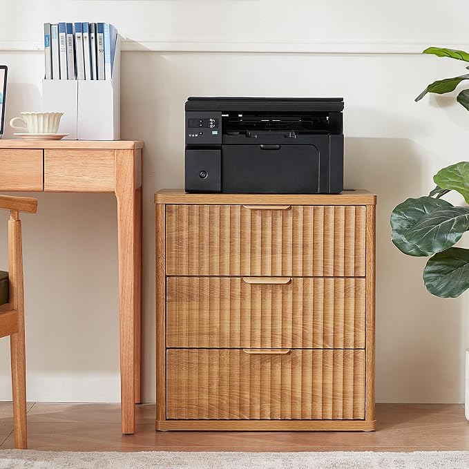 LEYAOYAO Fluted Nightstand - Image 9