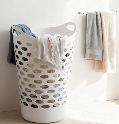 3 Pack Round Plastic Laundry Hamper - Image 4