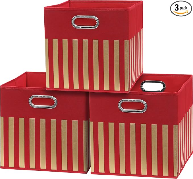 Simple Houseware 13-Inch Collapsible Fabric Cube Storage Bin by SimpleHouseware