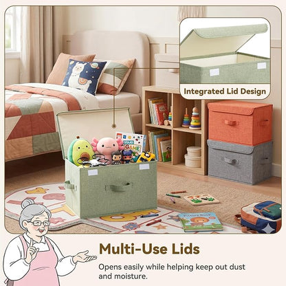 GRANNY SAYS Storage Bins with Lids, Decorative Storage Boxes, Shelf Baskets - Image 3