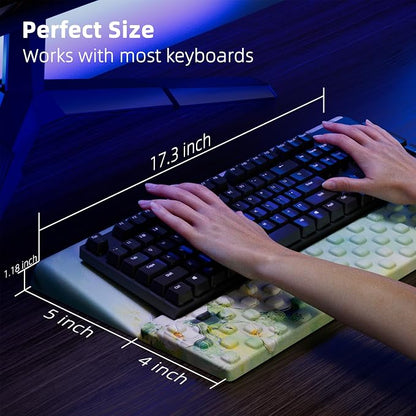 Ospelelf Keyboard Wrist Rest Pad, Comfy Ergonomic Keyboard Stand Holder - Image 6