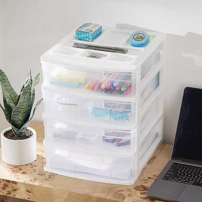 Gracious Living 4 Drawer Desktop & Countertop Organizer w/Organization Lid - Image 2